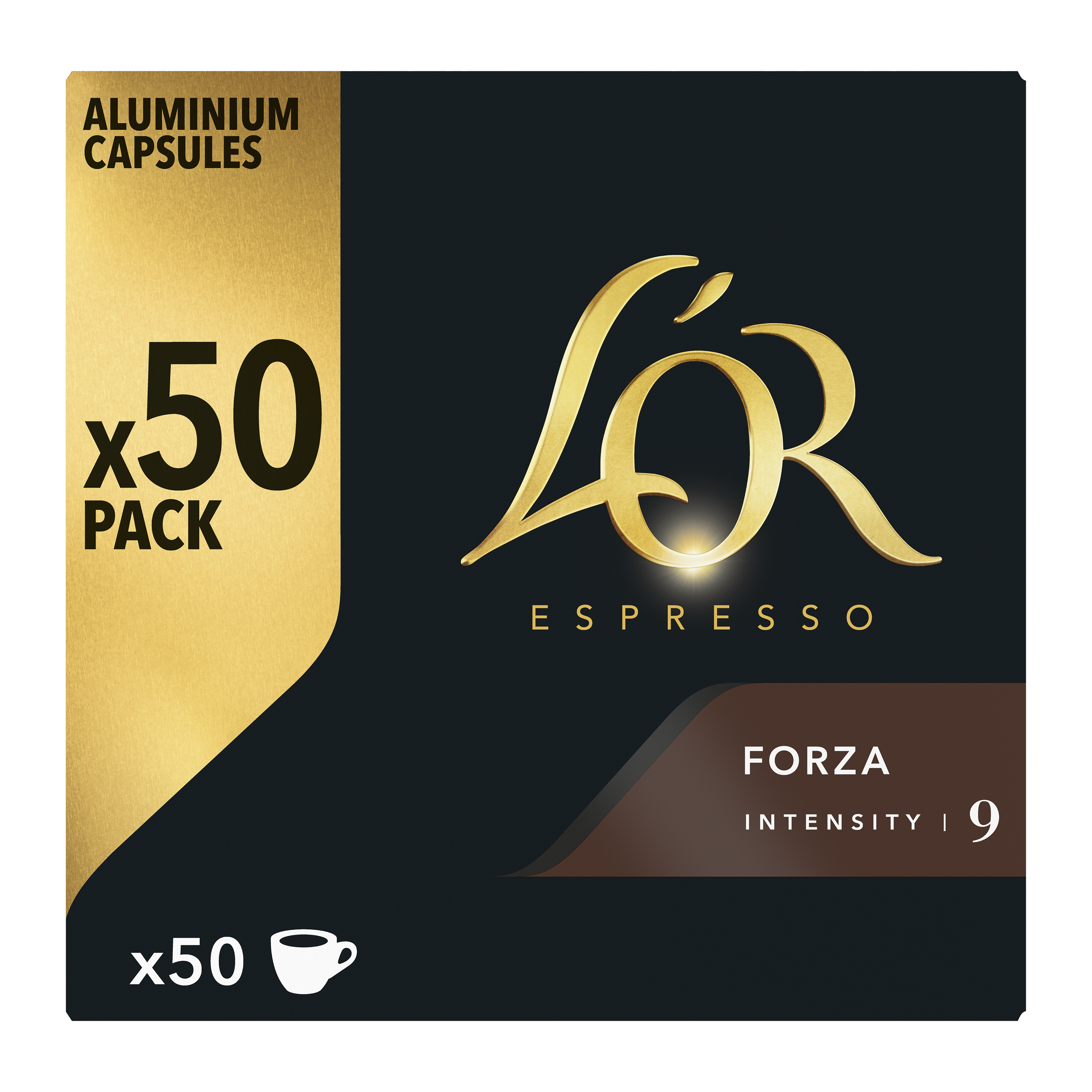 L'OR Espresso Koffiecapsules Forza 5x50st