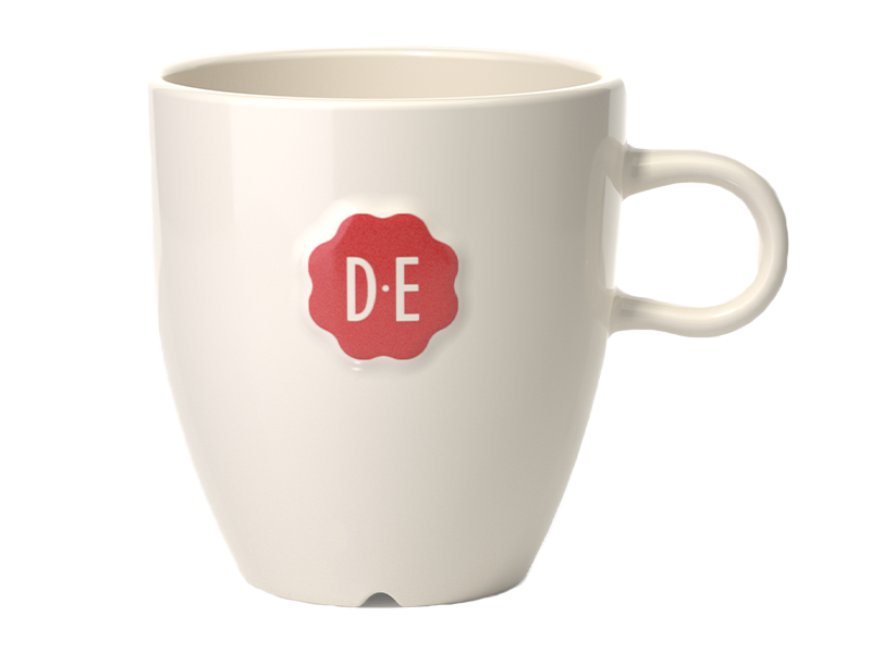 Douwe Egberts Servies Koffiekop met zegel 12st