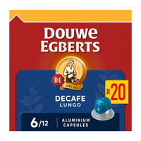 Douwe Egbert Koffiecapsules Lungo Decaf 10x20st