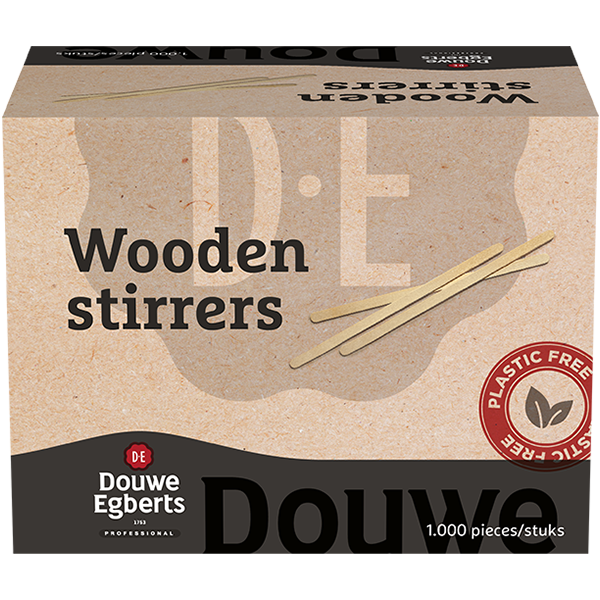 Douwe Egberts Houten Roerstaafjes 1000st