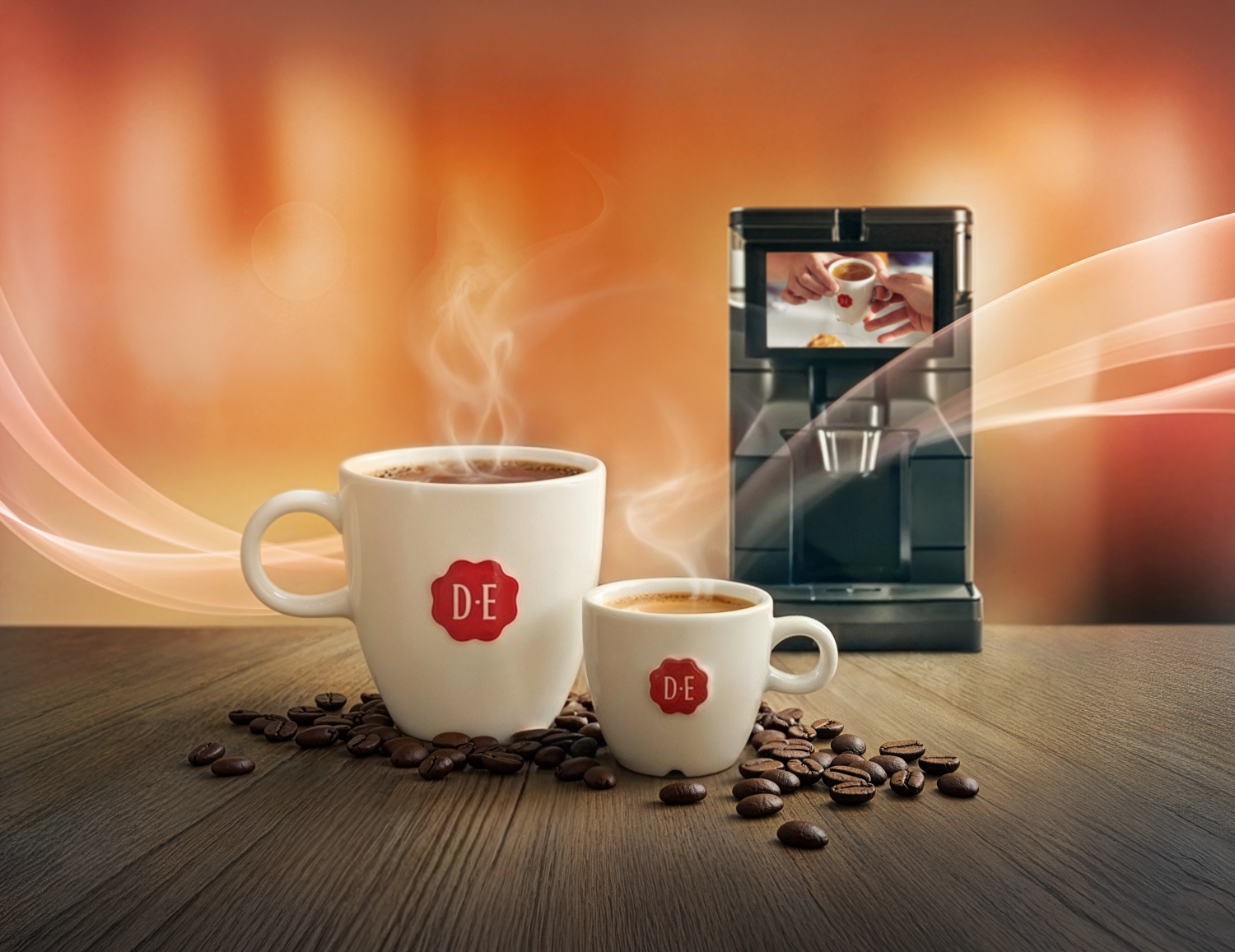 Aroma koffieconcept visual