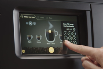 BE-nl Cafitesse Excellence Compact Touch - locked drinks supply - step 2