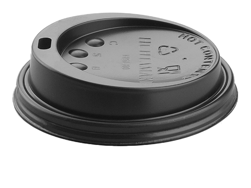Couvercle de Gobelet Noir 250 CC 8 OZ